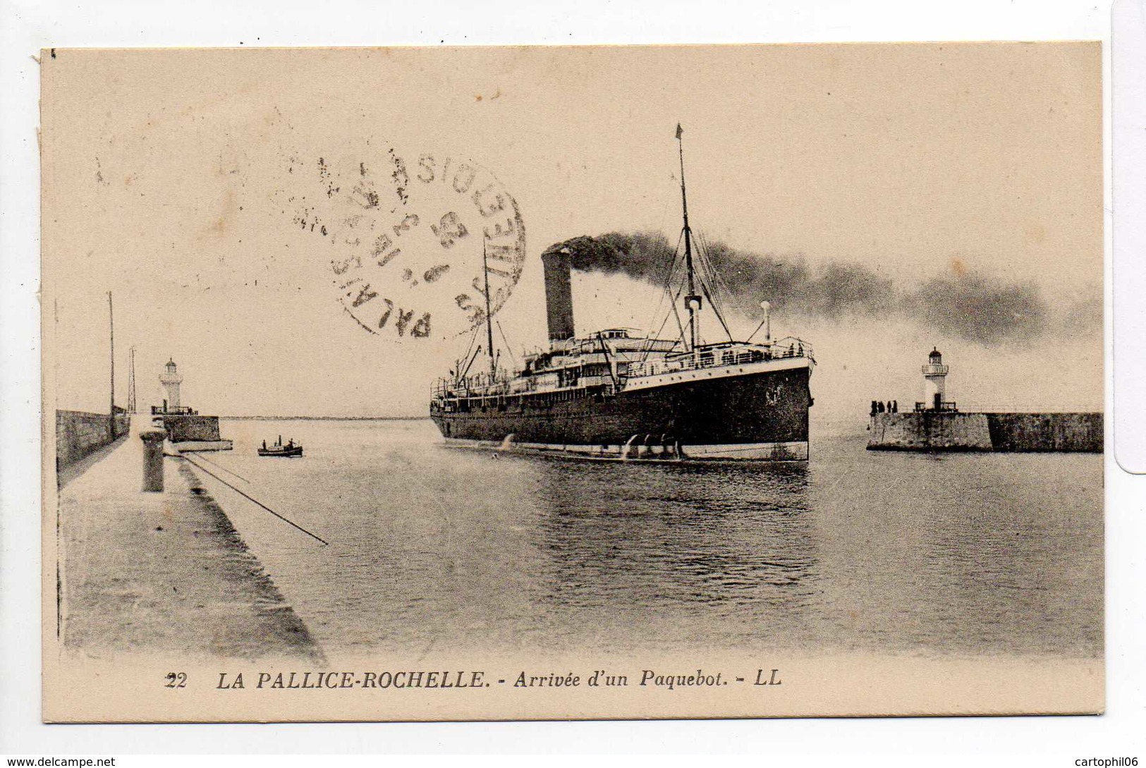 - CPA LA PALLICE-ROCHELLE (17) - Arrivée D'un Paquebot 1925 - Editions Lévy N° 22 - - La Rochelle