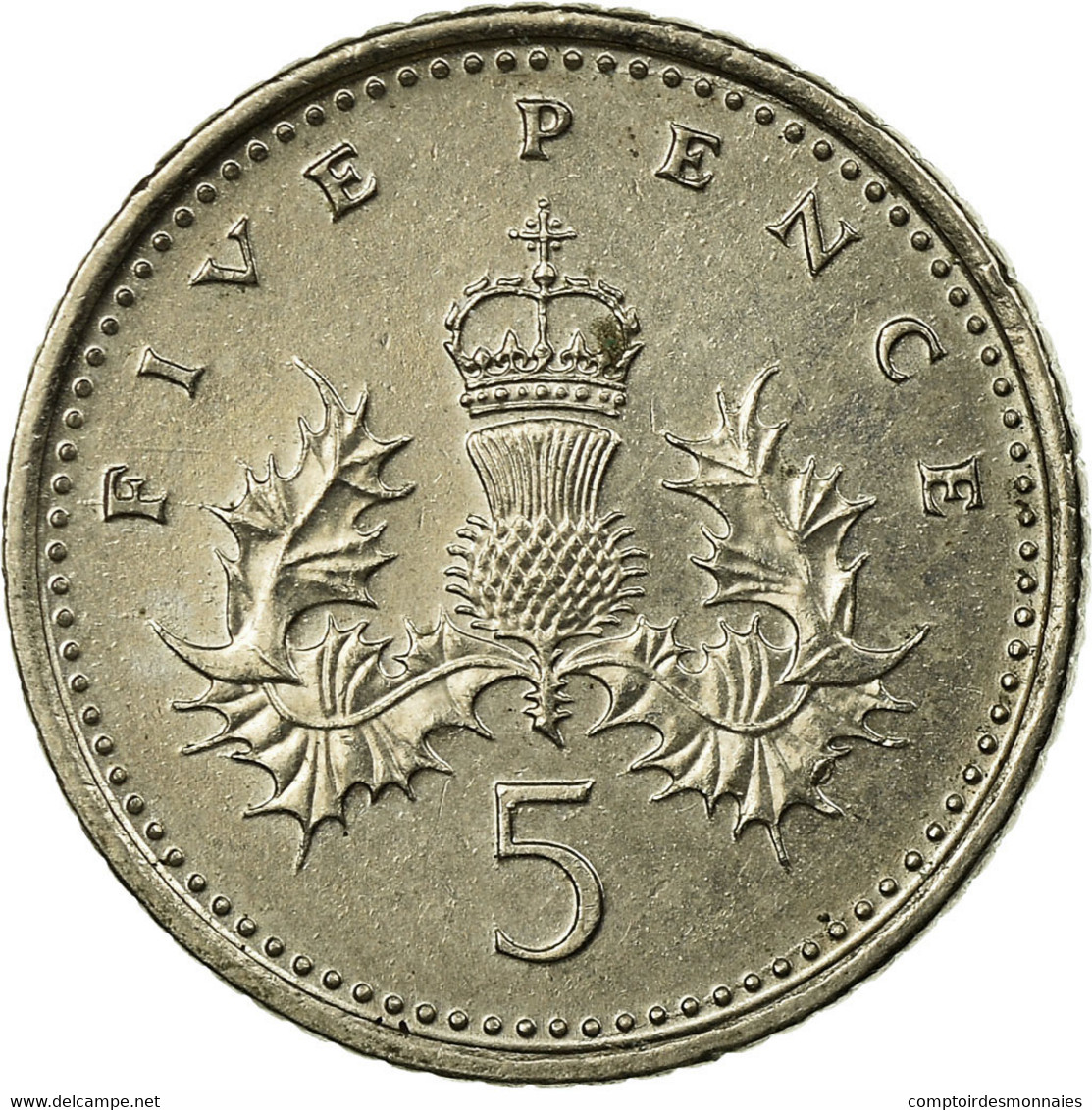 Monnaie, Grande-Bretagne, Elizabeth II, 5 Pence, 1994, TTB, Copper-nickel - 5 Pence & 5 New Pence