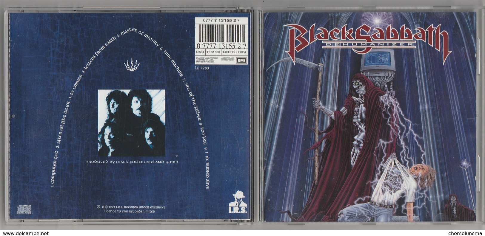 CD Album TBE Musique Music ROCK METAL BLACK SABBATH Dehumanizer EMI 0777 713155 2 7 - Hard Rock En Metal