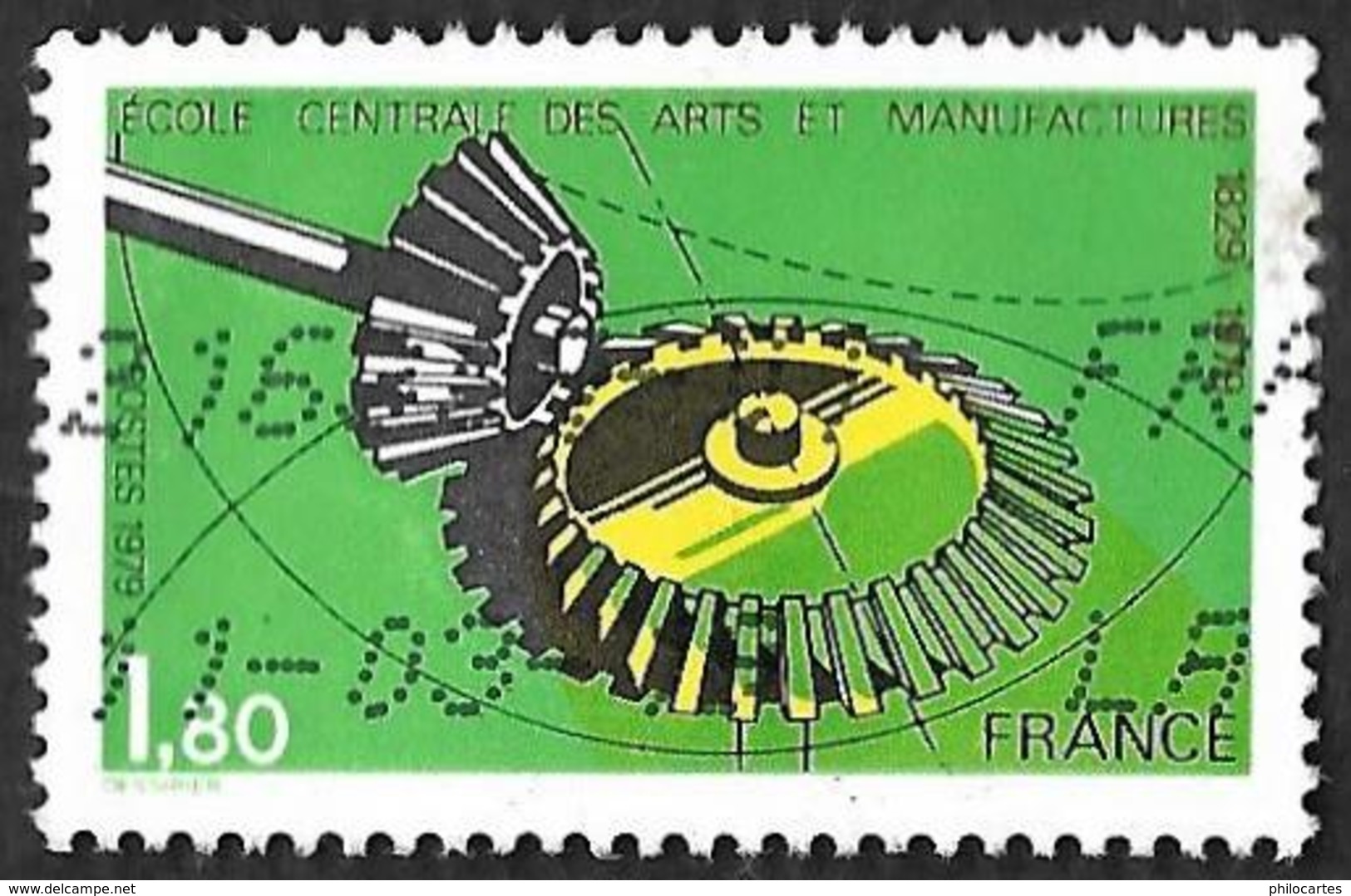 FRANCE   1979  -  Y&T   2066   -  Ecole Centrale Des Arts Et Manufactures  - Oblitéré - Used Stamps