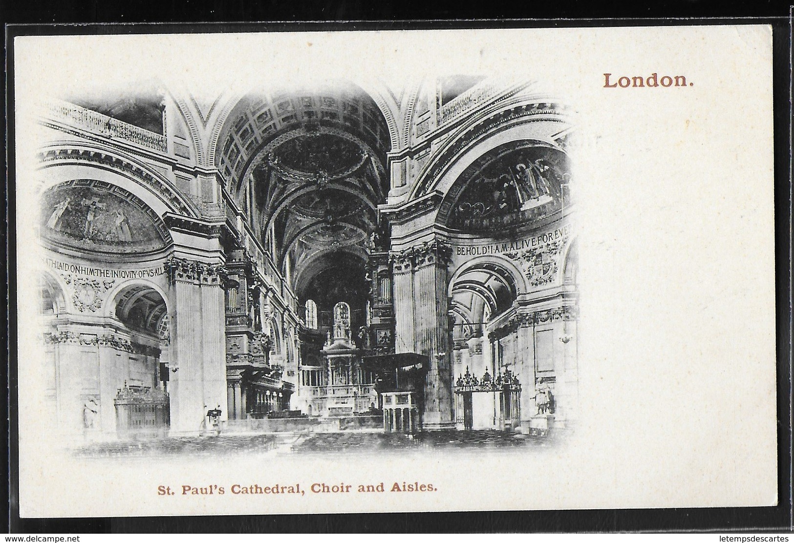 CPA ANGLETERRE - London, St Paul's Cathedral Choir And Aisles - St. Paul's Cathedral