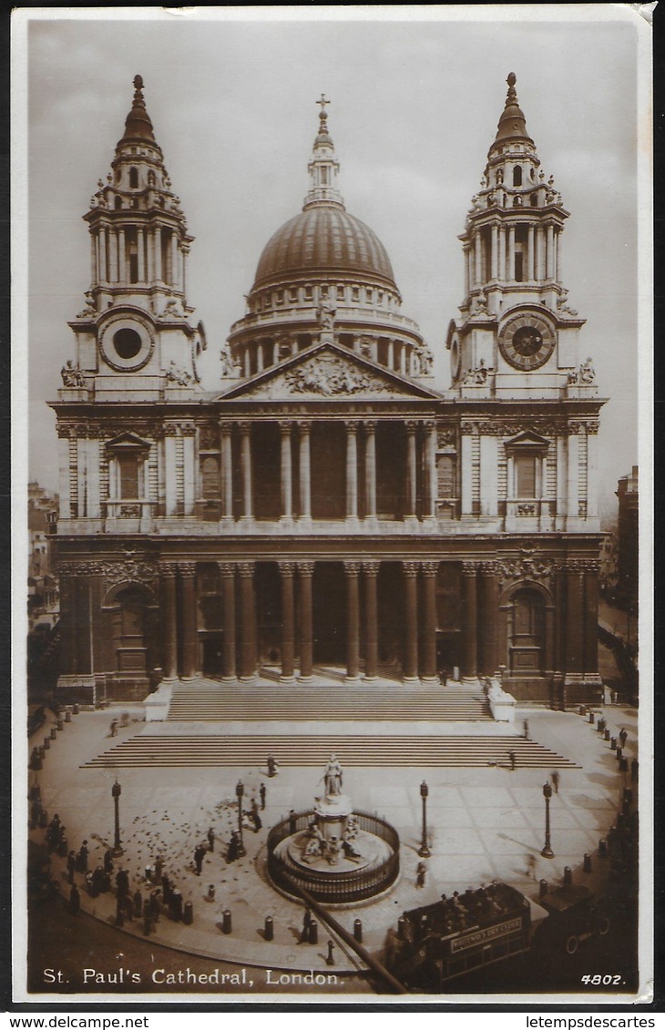 CARTE PHOTO ANGLETERRE - London, St Paul's Cathedral - St. Paul's Cathedral