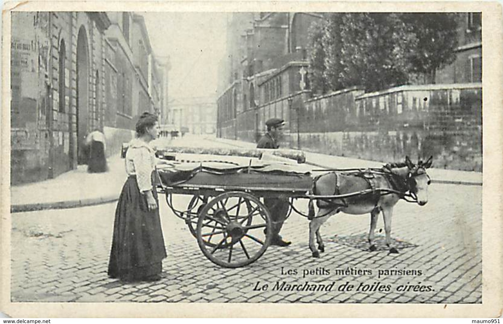 75 LES PETITS METIERS PARISIENS - LA MARCHANDE DE TOILES CIREES - Petits Métiers à Paris