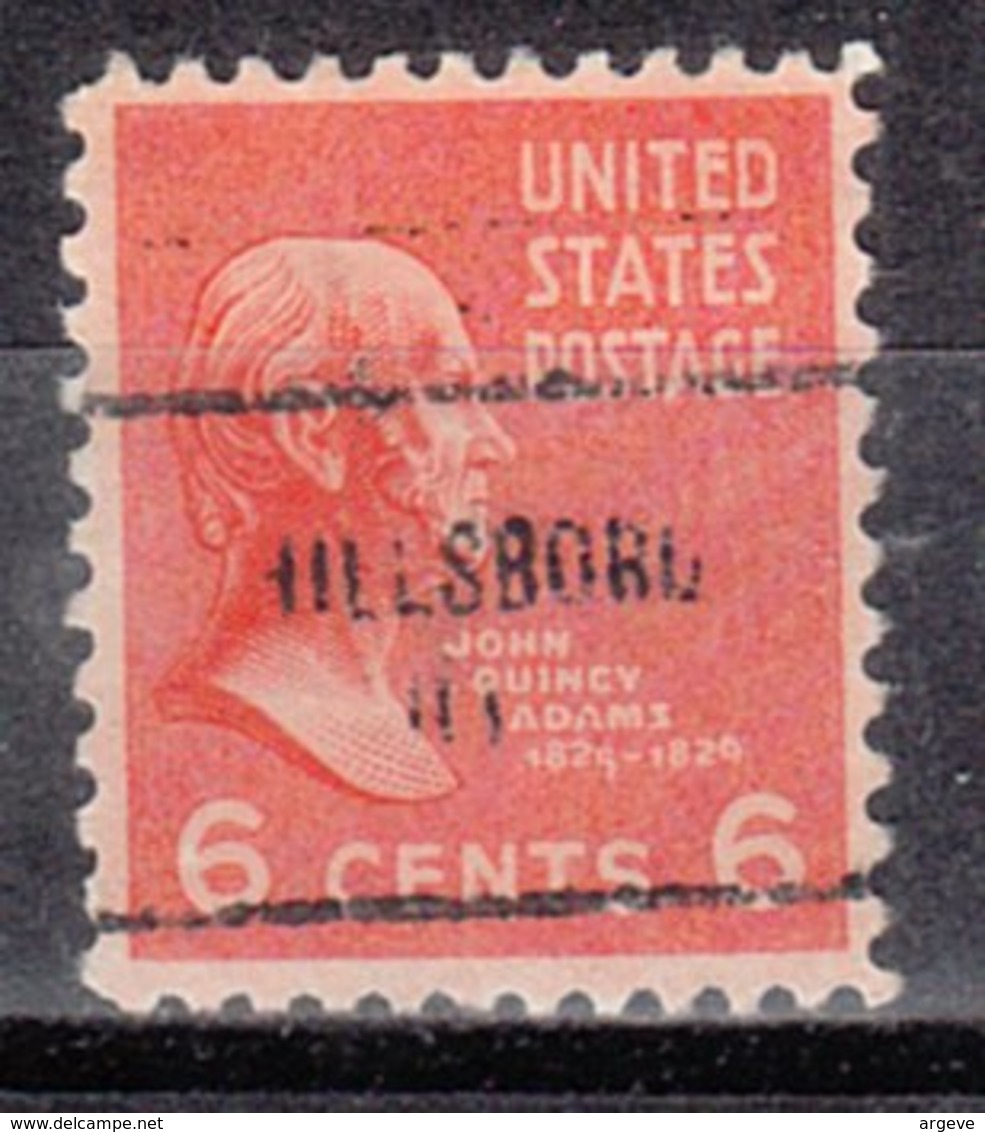 USA Precancel Vorausentwertung Preo, Locals Illinois, Hillsboro 704 - Precancels