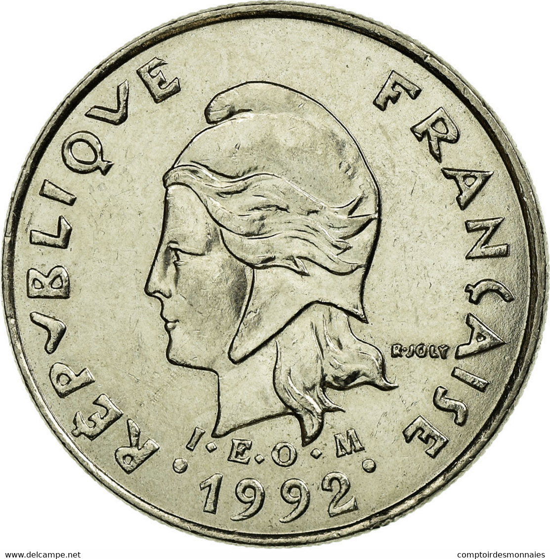 Monnaie, French Polynesia, 10 Francs, 1992, Paris, TTB, Nickel, KM:8 - Polynésie Française