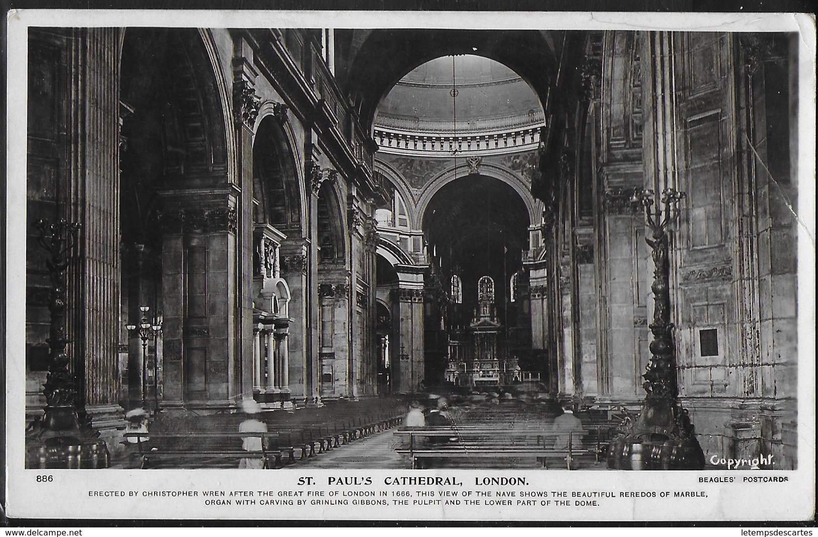 CARTE PHOTO ANGLETERRE - London, St Paul's Cathedral - St. Paul's Cathedral