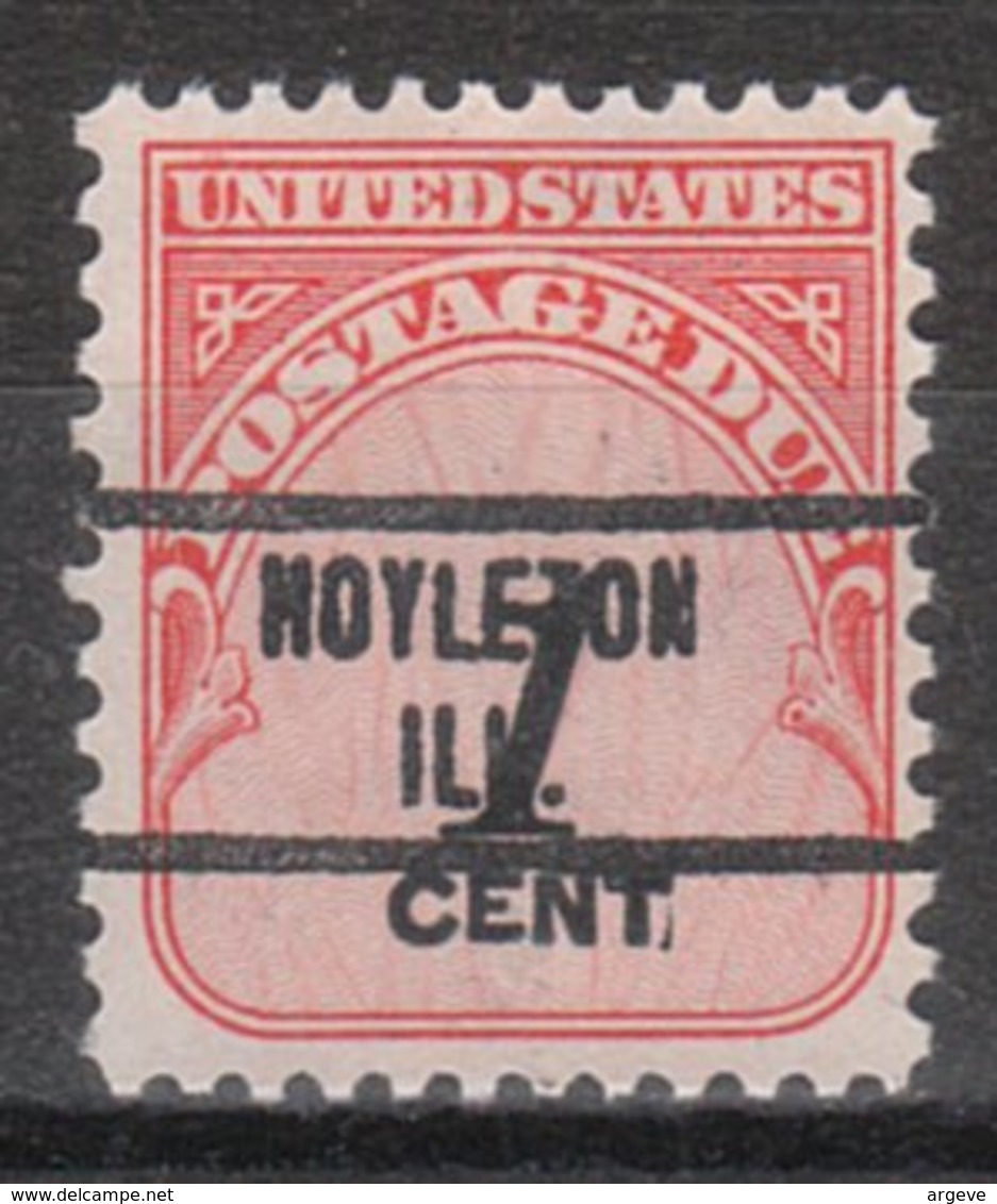 USA Precancel Vorausentwertung Preo, Locals Illinois, Hoyleton 734 - Precancels