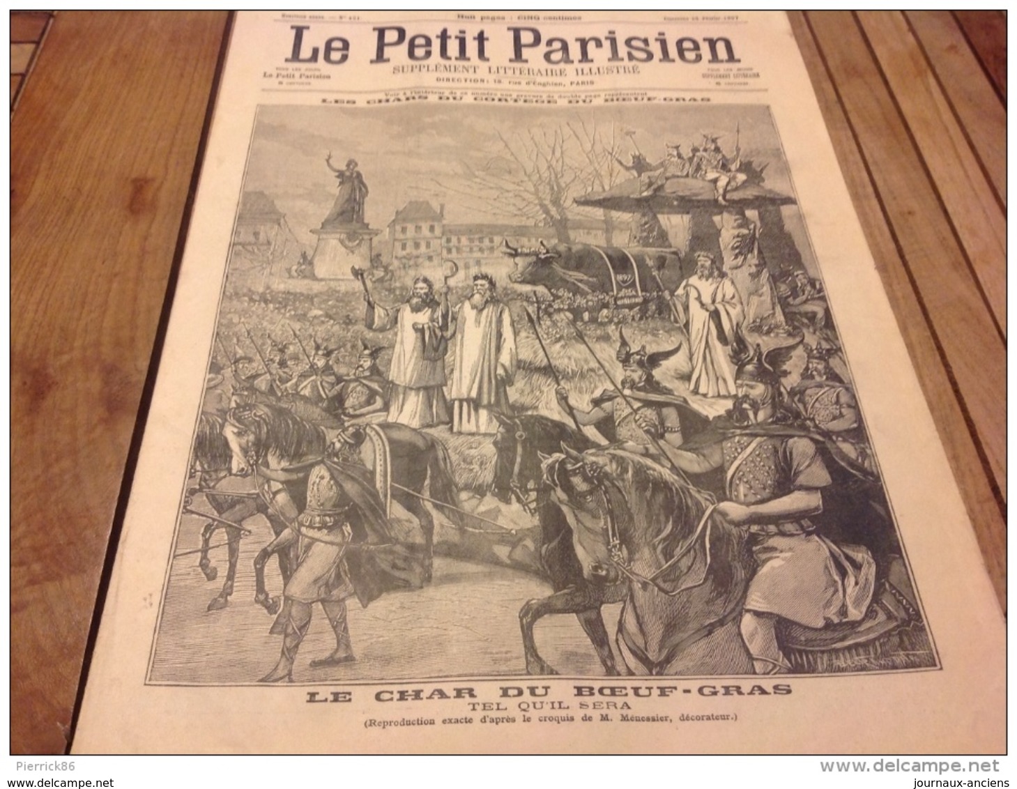 1897 LES ÉVÉNEMENTS DE CRÊTE PORT DE LA CANÉE - LES CHARS DU BŒUF GRAS - LE PETIT PARISIEN - 1850 - 1899