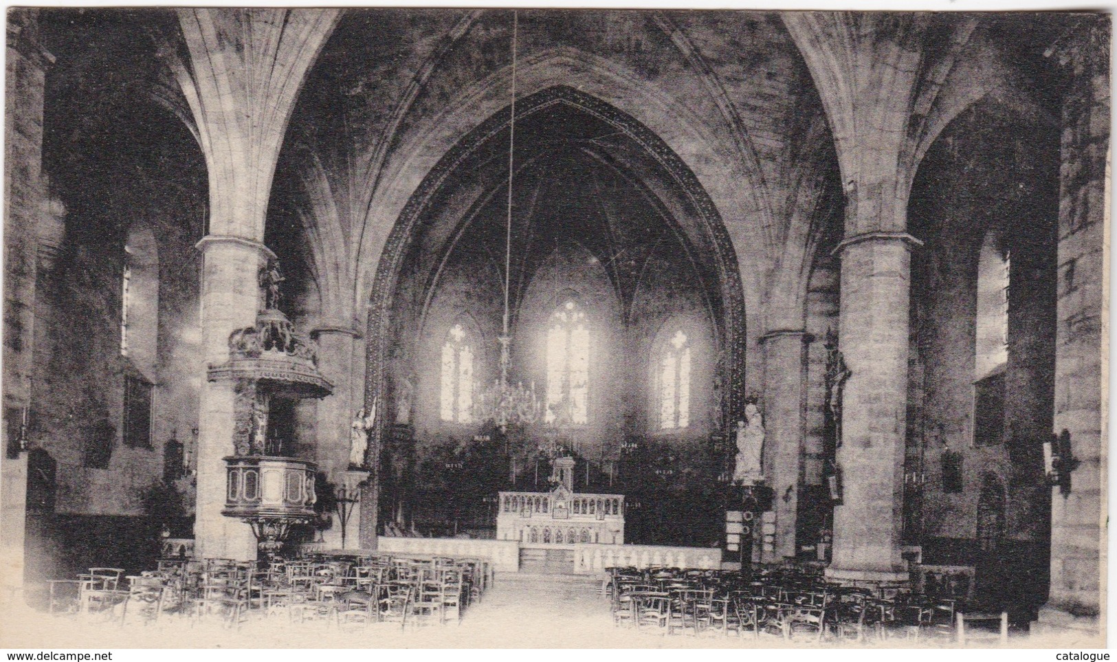 CPA  32 - RISCLE - Intérieur De L'Eglise - Riscle