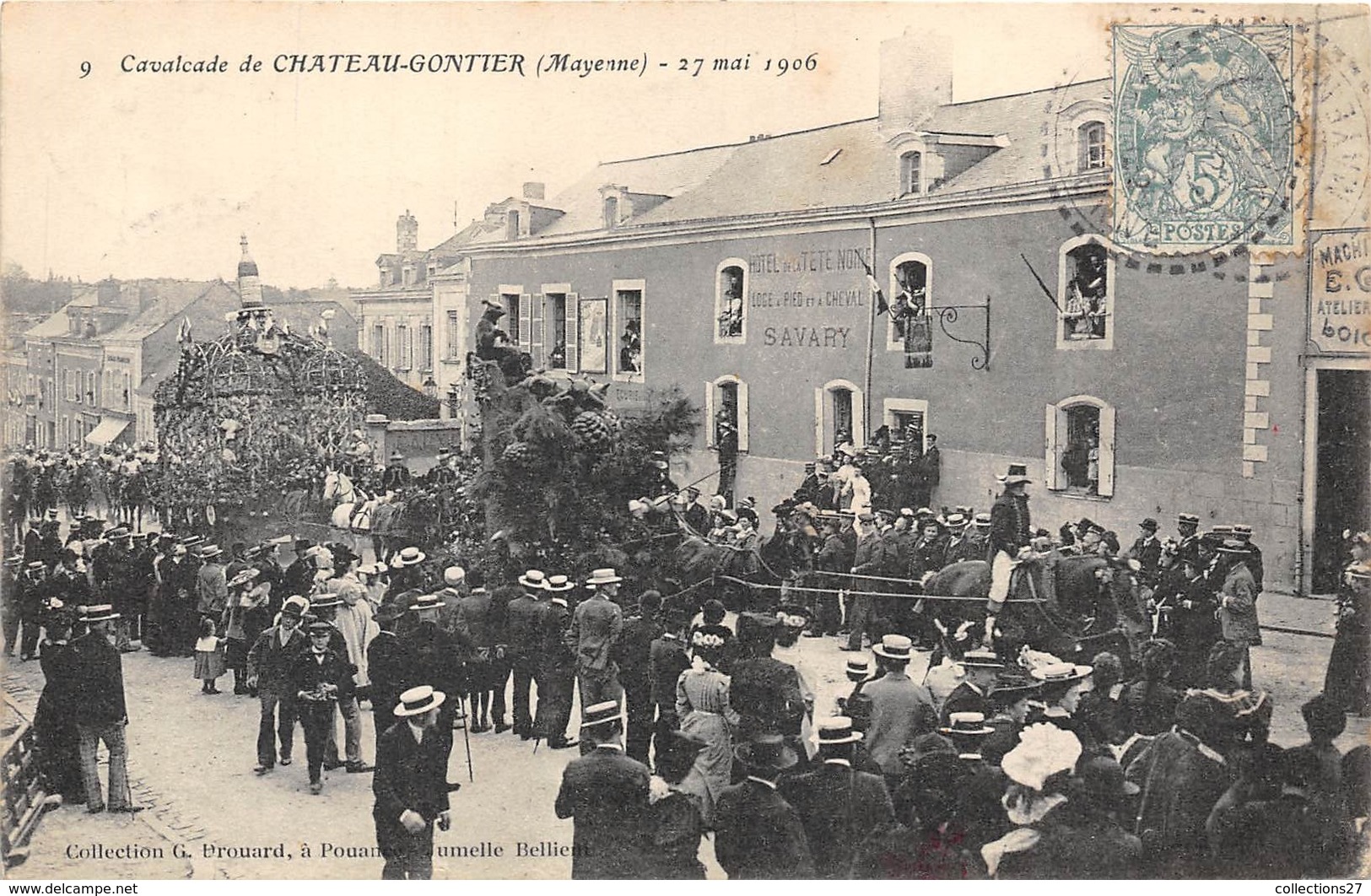 53-CHATEAU-GONTIER- CAVALCADE- 27 MAI 1906 - Chateau Gontier