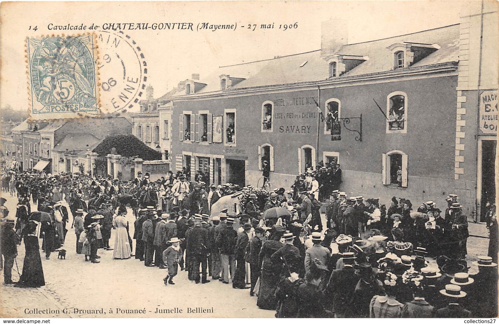 53-CHATEAU-GONTIER- CAVALCADE- 27 MAI 1906 - Chateau Gontier