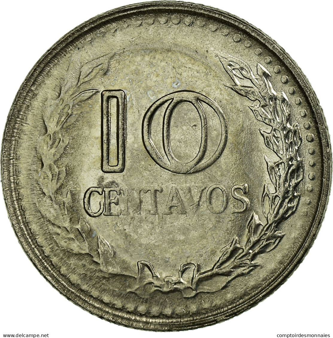 Monnaie, Colombie, 10 Centavos, 1975, TTB, Nickel Clad Steel, KM:253 - Colombie