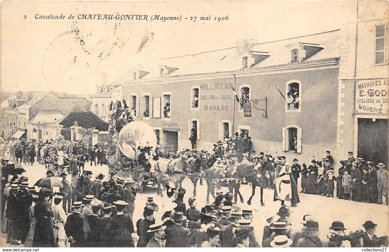 53-CHATEAU-GONTIER- CAVALCADE- 27 MAI 1906 - Chateau Gontier