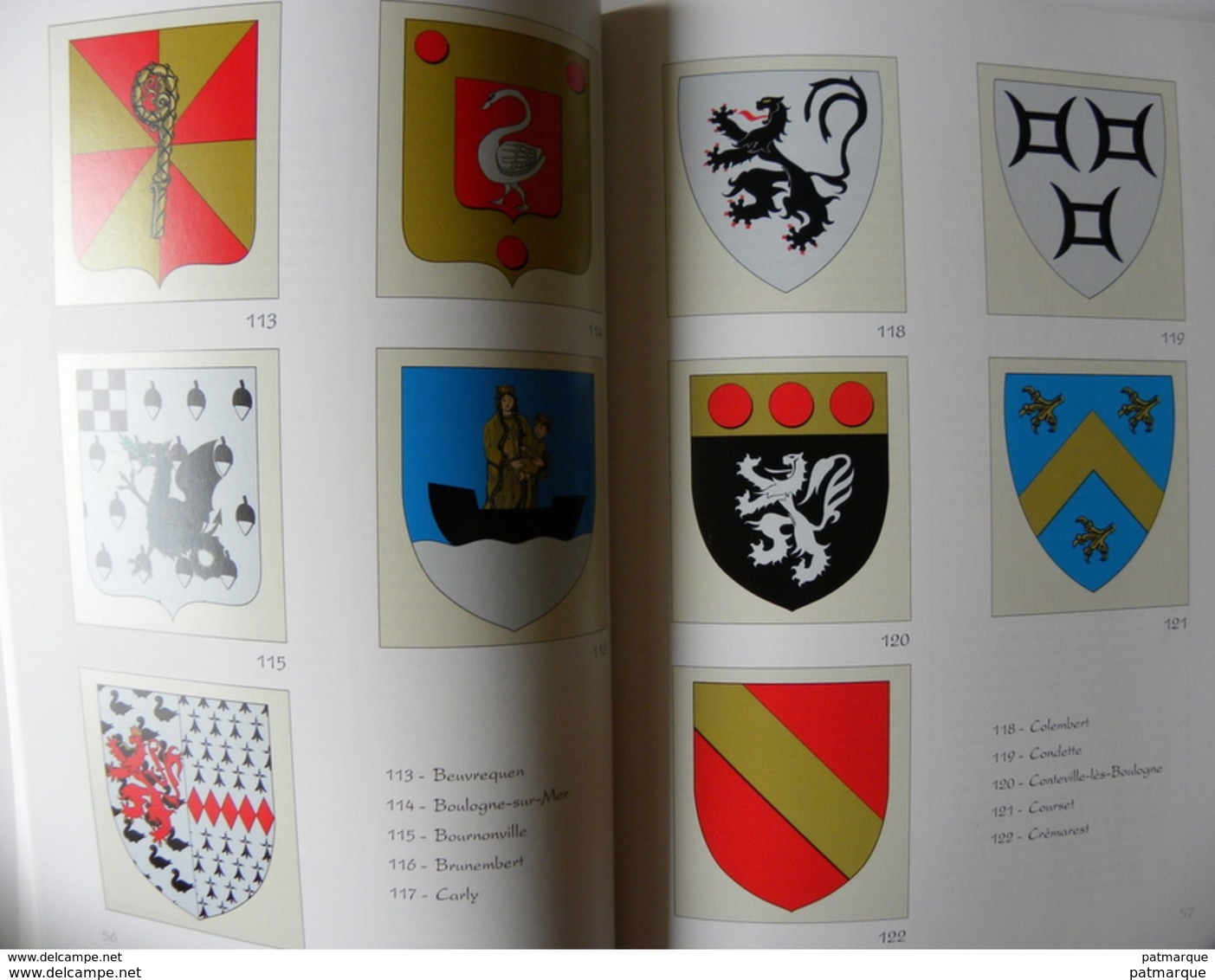 Armorial Du Pas De Calais  - Béthune, Boulogne Sur Mer, Calais, Lens, Montreuil, Saint-Omer - Picardie - Nord-Pas-de-Calais