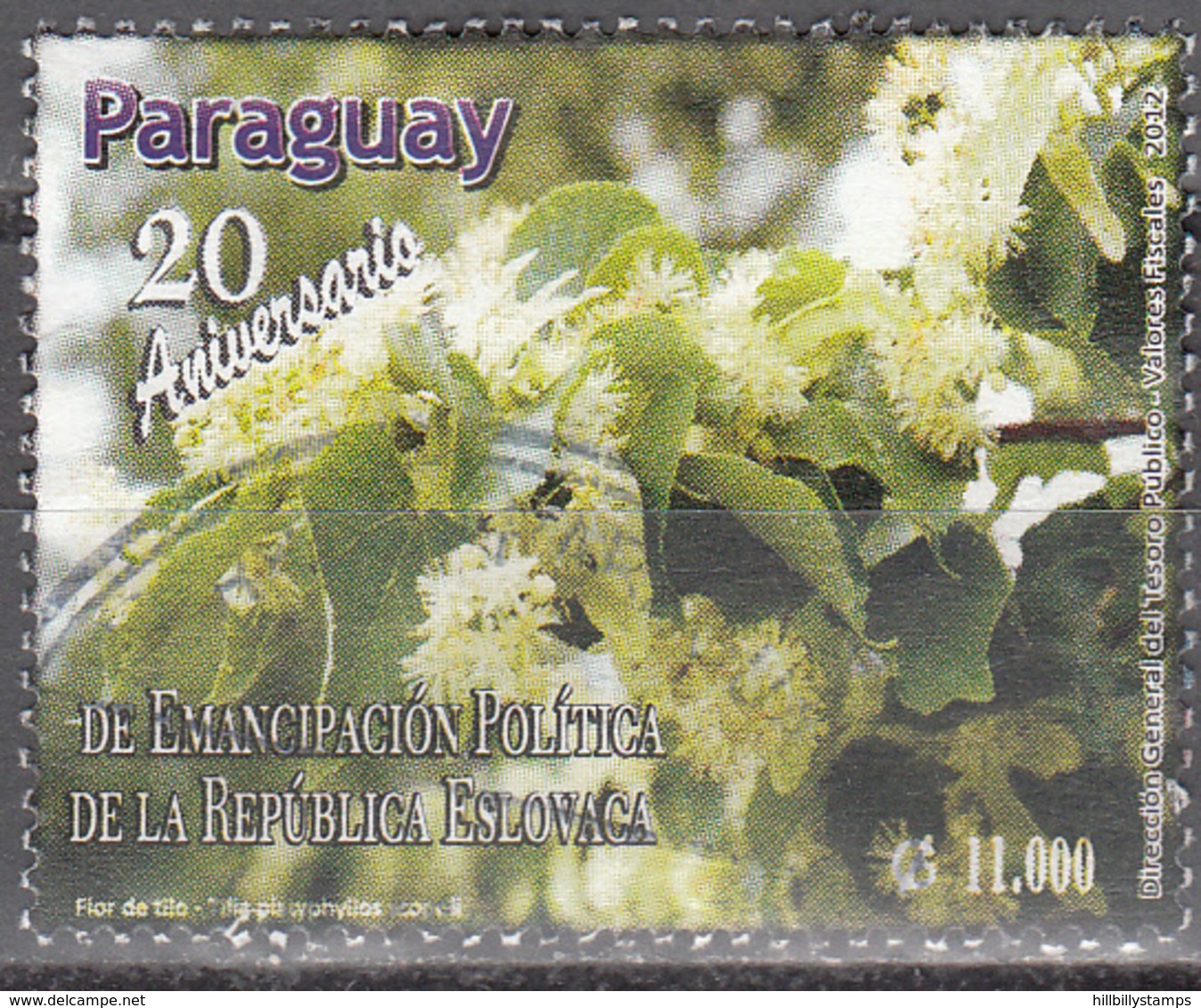 PARAGUAY    SCOTT NO. 2952       USED         YEAR  2012 - Paraguay