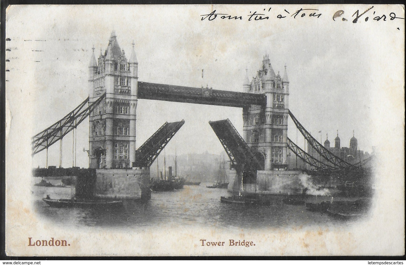 CPA ANGLETERRE - London, The Tower Bridge - River Thames