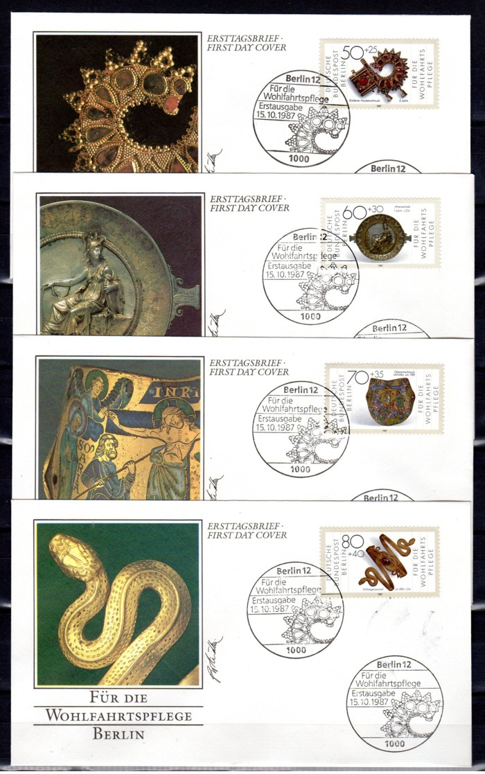 Berlin  FDC  789 - 792 - Otros & Sin Clasificación