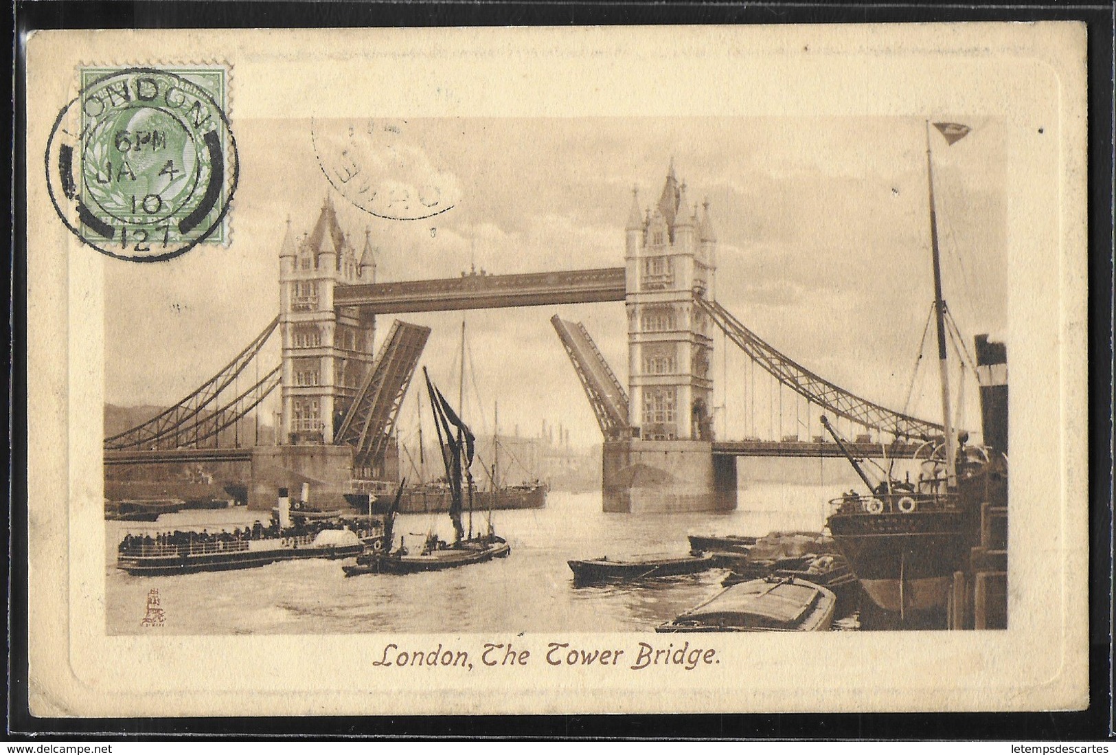 CPA ANGLETERRE - London, The Tower Bridge - River Thames