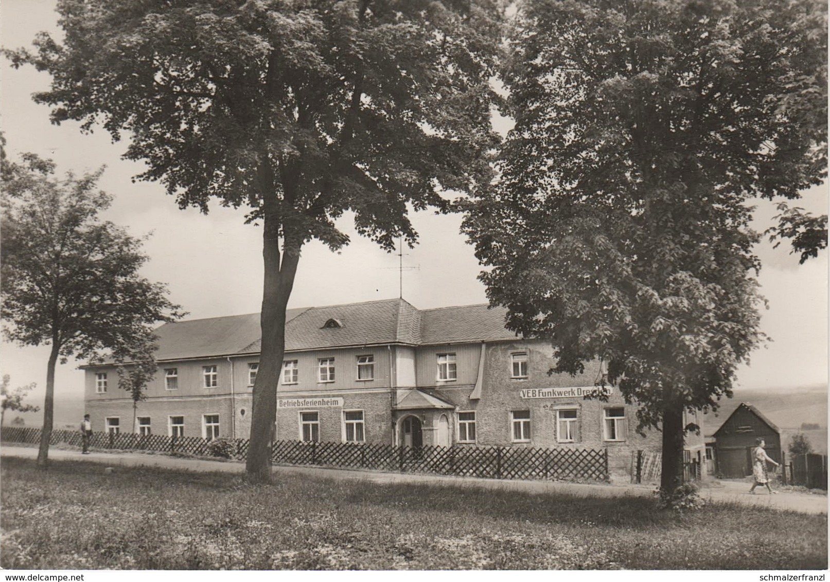 AK Elterlein FDGB Ferienheim Betriebsferienheim VEB Funkwerk Dresden A Scheibenberg Schlettau Annaberg Erzgebirge DDR - Elterlein