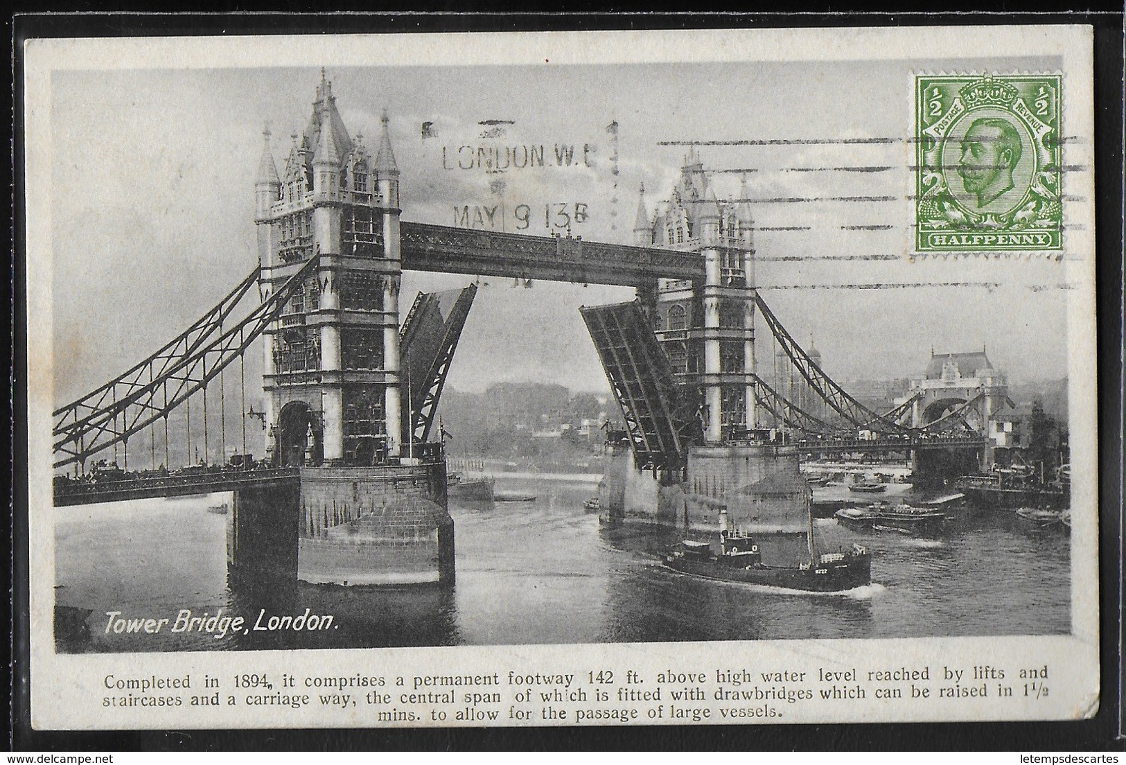 CPA ANGLETERRE - London, Tower Bridge - River Thames