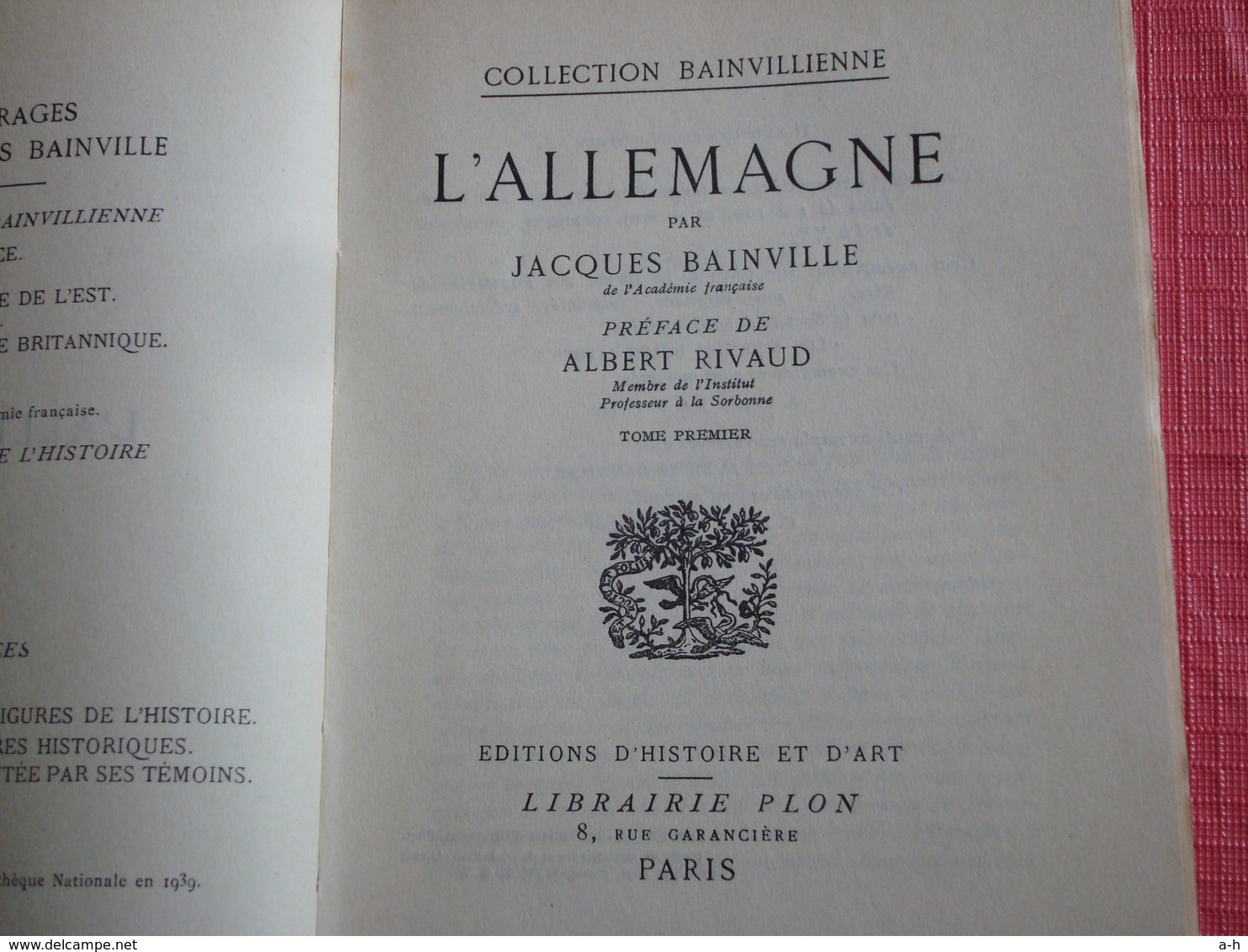 L'Allemagne .Evolution Politique Entre Les 2 Guerres . 2 Volumes - Autres & Non Classés