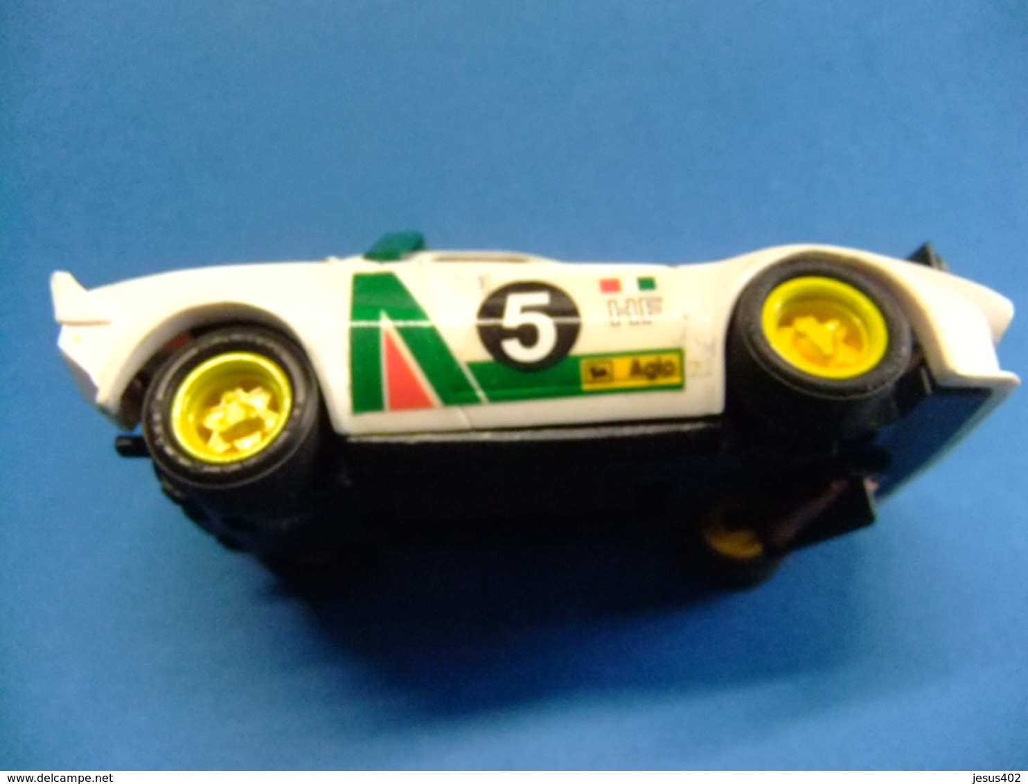 SCALEXTRIC LANCIA STRATOS Blanco Original EXIN Made In Spain - Circuitos Automóviles