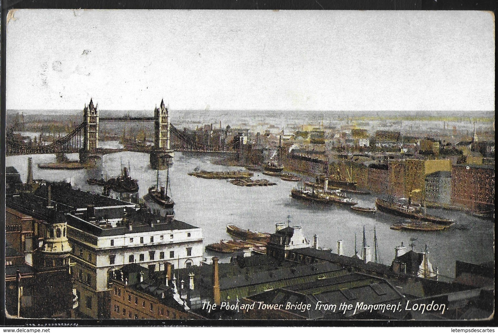 REPRODUCTION ANGLETERRE - London, The Pool And Tower Bridge From The Monument - River Thames