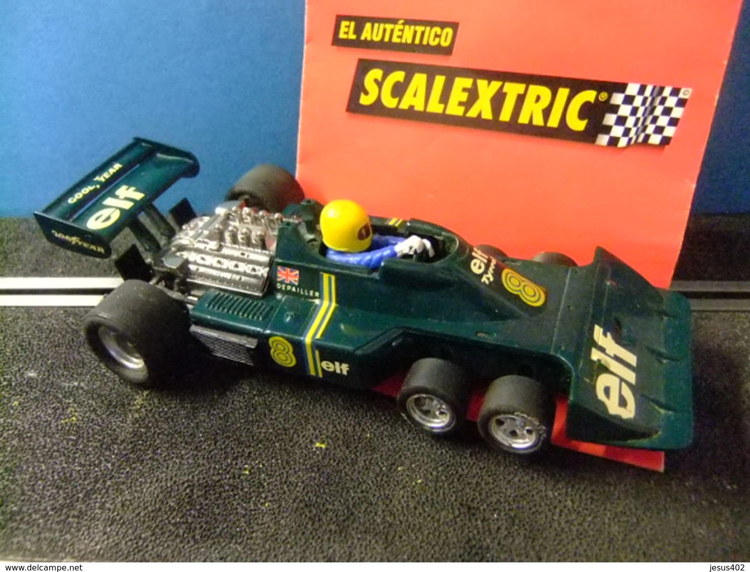 SCALEXTRIC TYRRELL P 34 Verde Original EXIN Made In Spain - Circuitos Automóviles