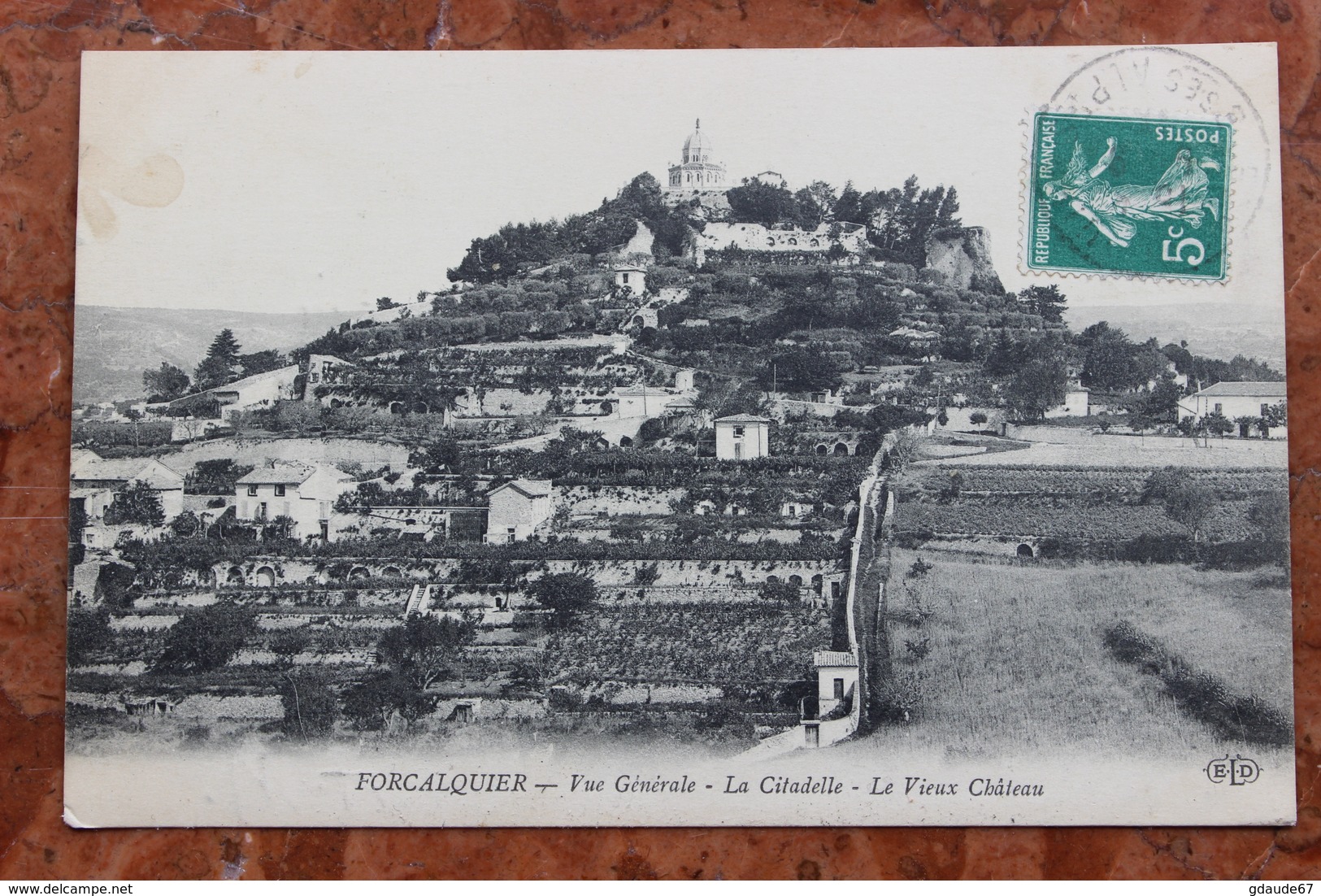 FORCALQUIER (04) - VUE GENERALE - LA CITADELLE - LE VIEUX CHATEAU - Forcalquier