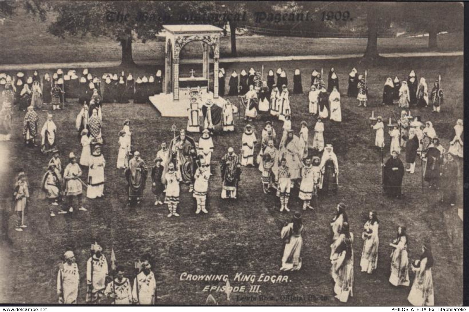 CPA The Bath Historical Pageant 1909 Crowning King Edgar Episode III - Otros & Sin Clasificación