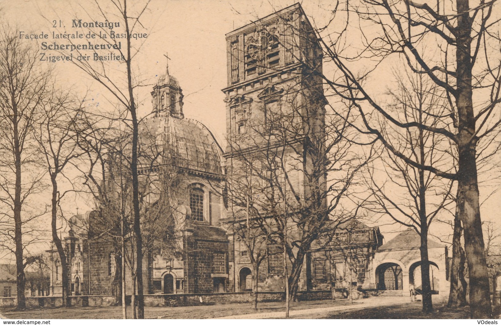 CPA - Belgique - Scherpenheuvel-Zichem - Montaigu - Façade Latérale De La Basilique - Scherpenheuvel-Zichem