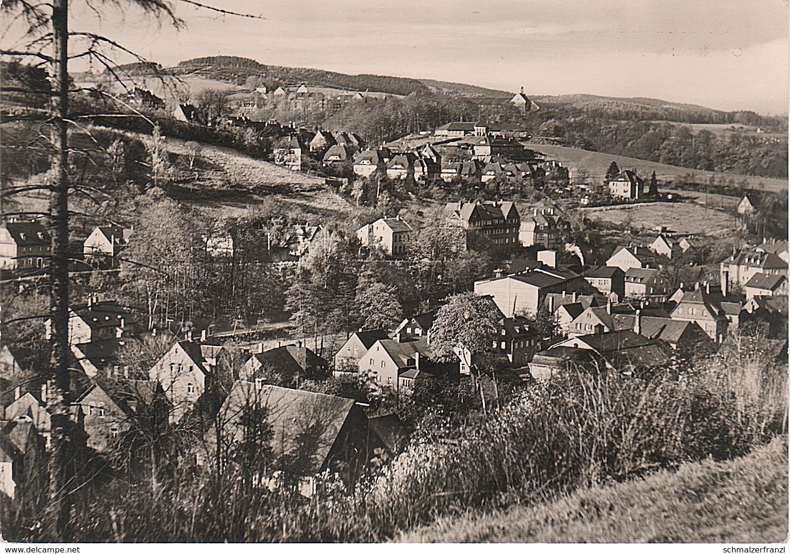 AK Schwarzenberg Ortsteil Wildenau Mit Brückenberg A Raschau Markersbach Langenberg Grünstädtel Elterlein Erzgebirge DDR - Schwarzenberg (Erzgeb.)