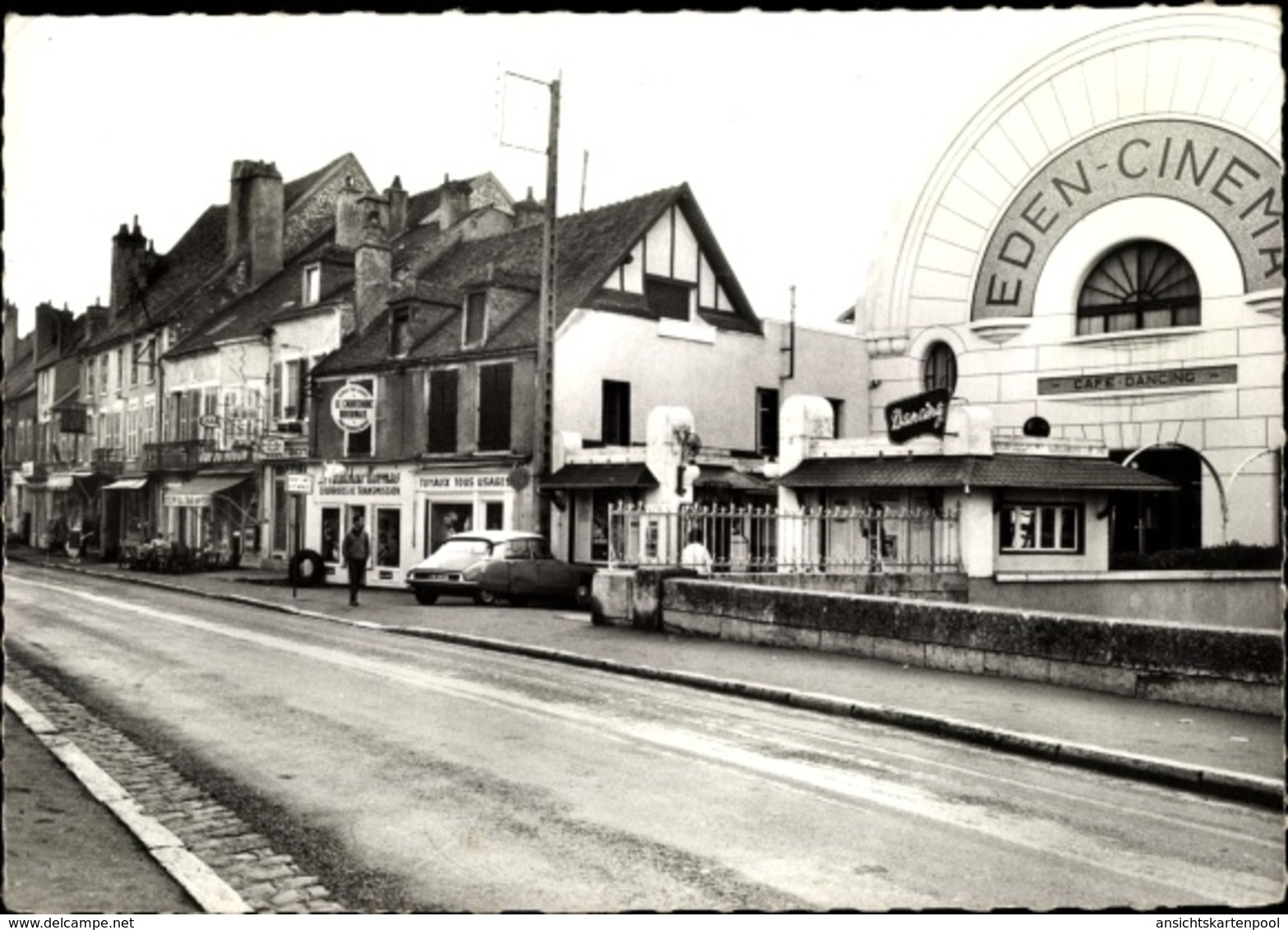 Cp Cosne Sur Loire Nièvre, Rue St. Agnan, Eden Cinema, Kino - Autres & Non Classés