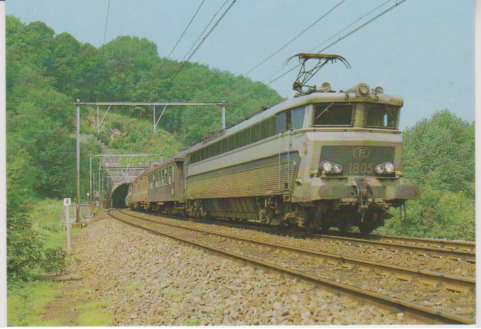 CP - TRAINS - LOCOMOTIVES - Locomotive Quadricourant CC Série 18. - Trains