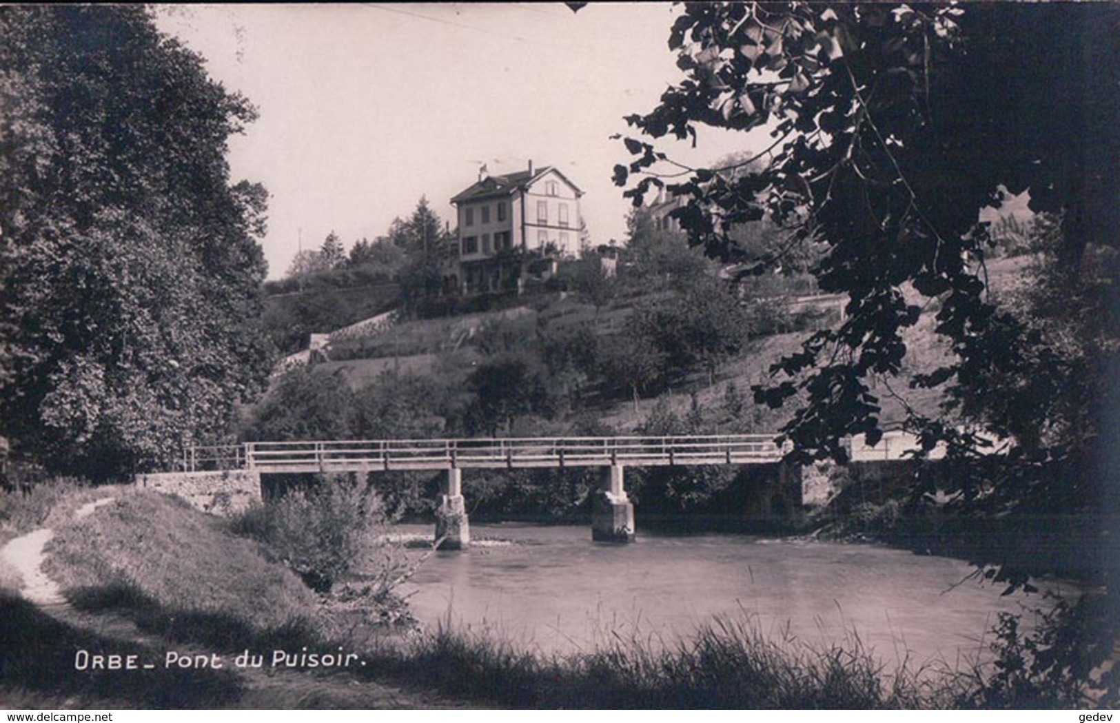 Orbe VD, Pont Du Puisoir (1.10.26) - Orbe