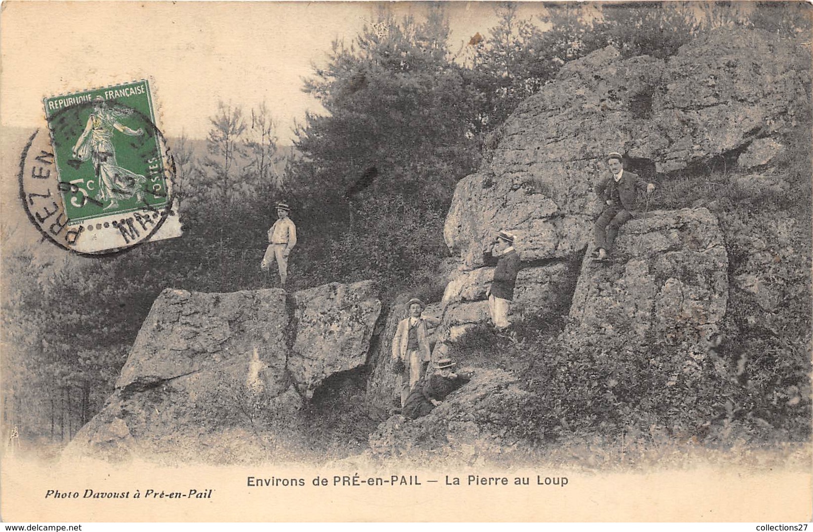 53-ENVIRONS- DE PRE-EN-PAIL- LA PIERRE AU LOUP - Pre En Pail