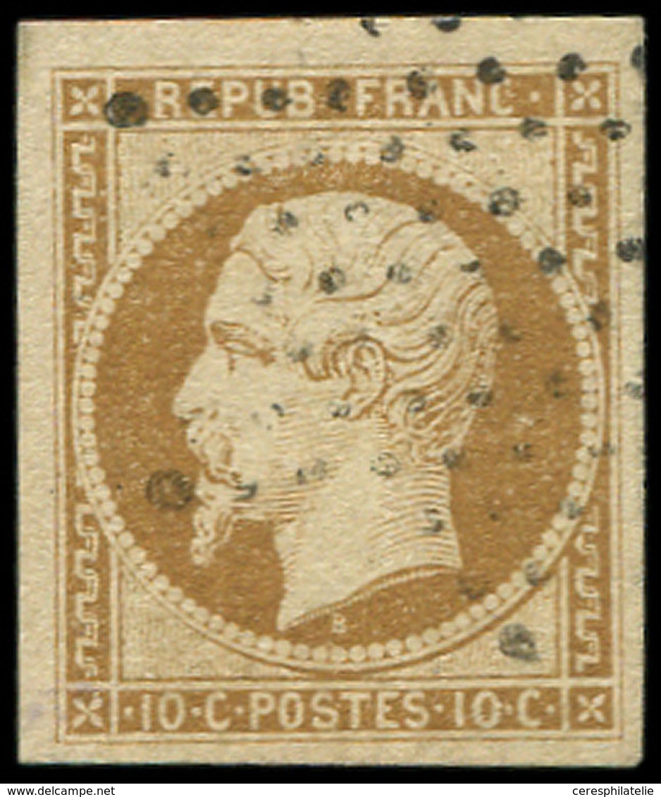 PRESIDENCE - 9    10c. Bistre-jaune, Oblitéré ETOILE, TTB - 1852 Luigi-Napoleone