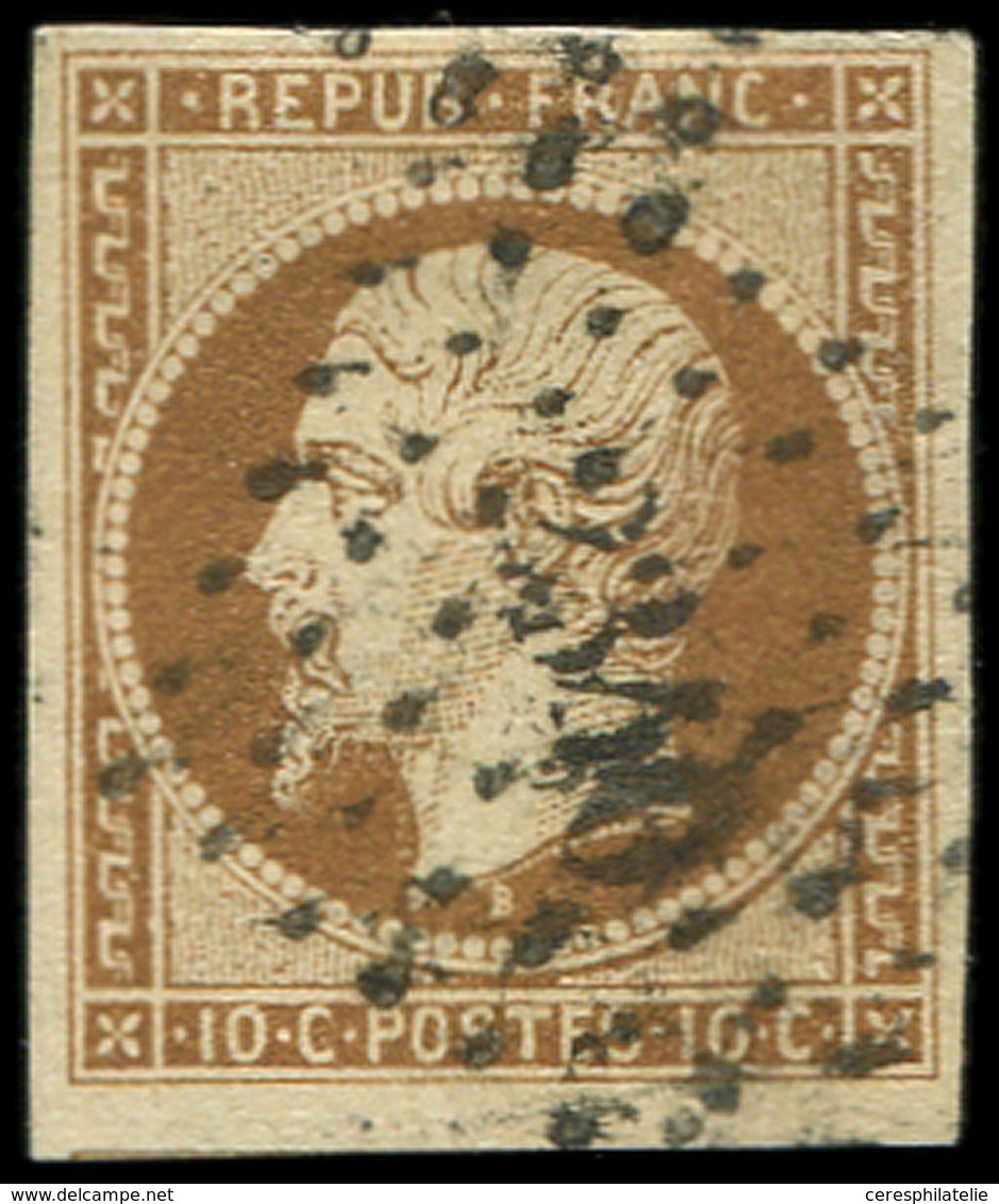 PRESIDENCE - 9d   10c. Bistre-brun Foncé, Obl. PC 2346, Belle Nuance, TTB - 1852 Louis-Napoleon