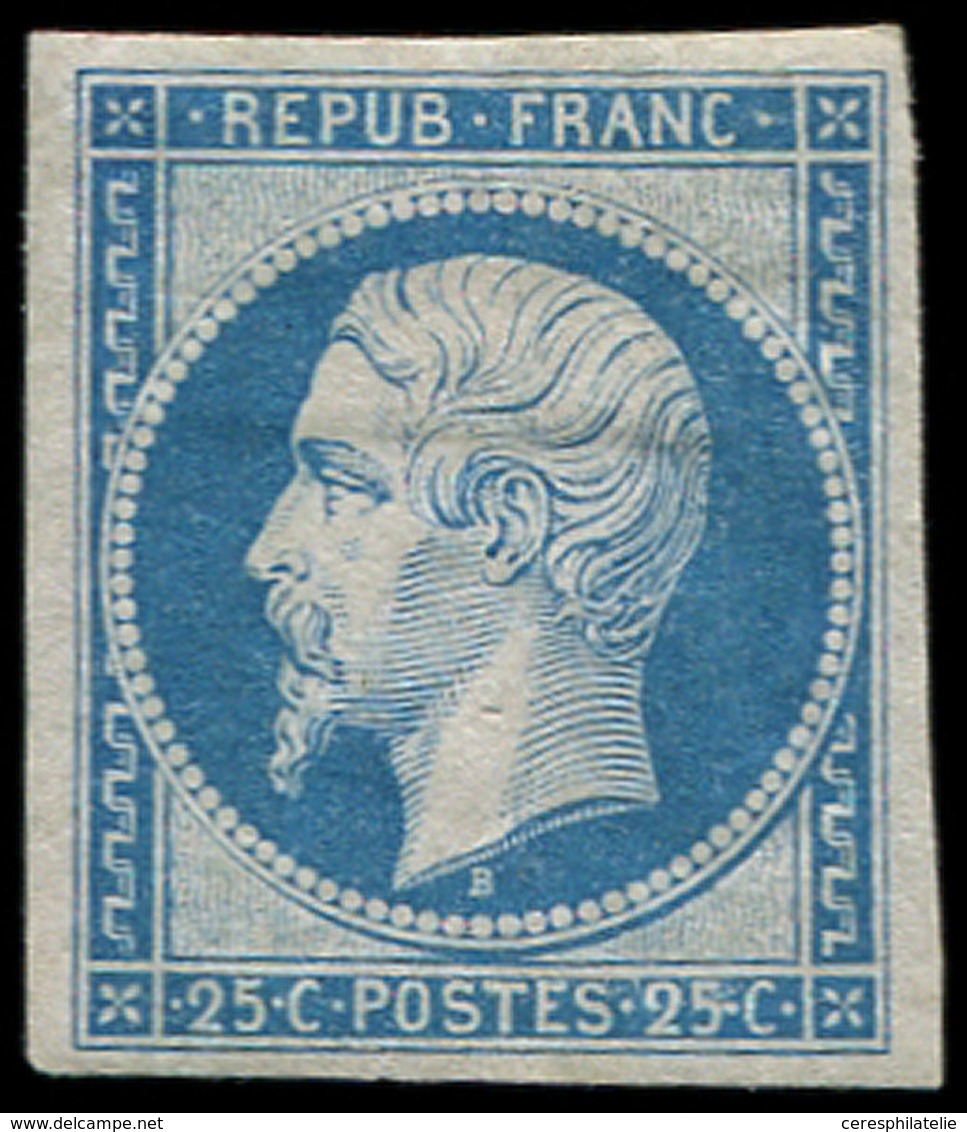 * PRESIDENCE - R10c 25c. Bleu, REIMPRESSION, TB - 1852 Luigi-Napoleone