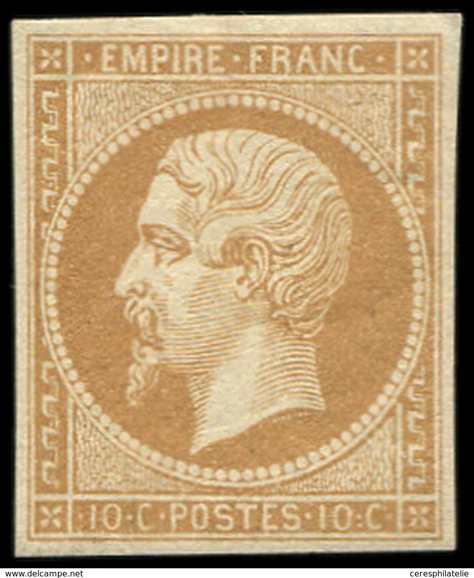 * EMPIRE NON DENTELE - 13B  10c. Brun Clair, T II, Très Frais, TB - 1853-1860 Napoléon III.