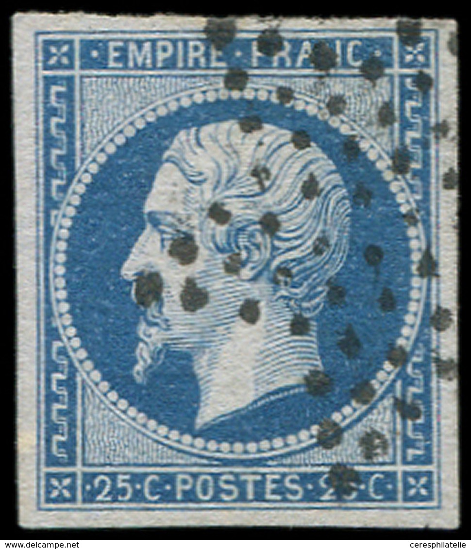 EMPIRE NON DENTELE - 15   25c. Bleu, Oblitéré ETOILE Légère, TTB - 1853-1860 Napoléon III.