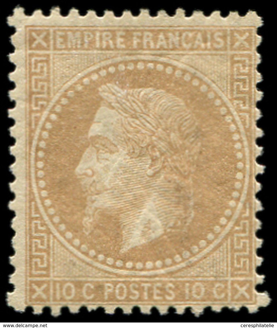 * EMPIRE LAURE - 28A  10c. Bistre, T I, TB - 1863-1870 Napoléon III Lauré