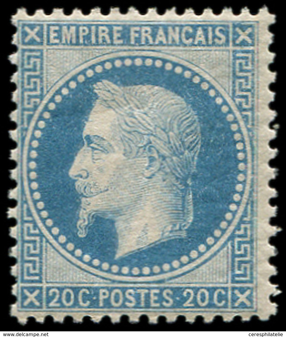 ** EMPIRE LAURE - 29A  20c. Bleu, T I, Très Frais Et TTB - 1863-1870 Napoléon III Lauré