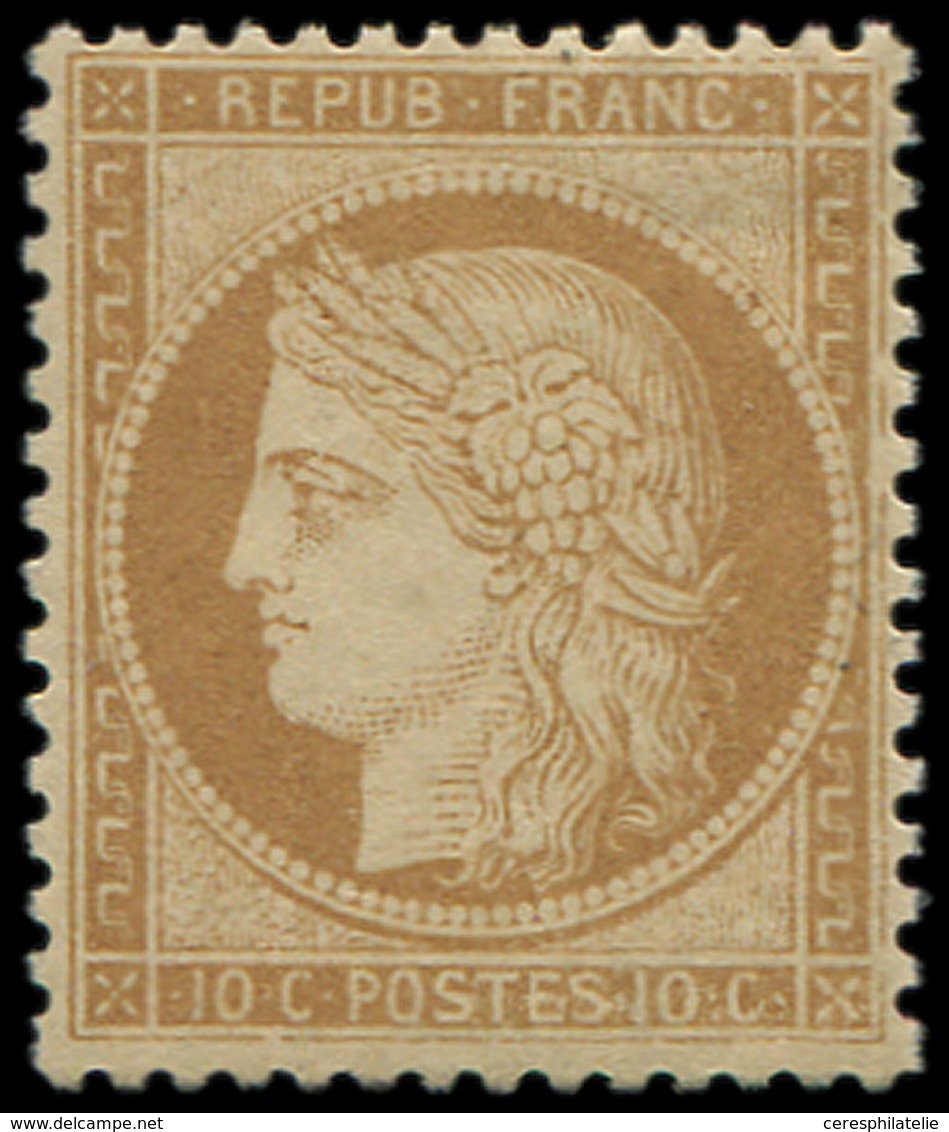 * SIEGE DE PARIS - 36   10c. Bistre-jaune, Frais Et Ch. Légère, TB - 1870 Siege Of Paris