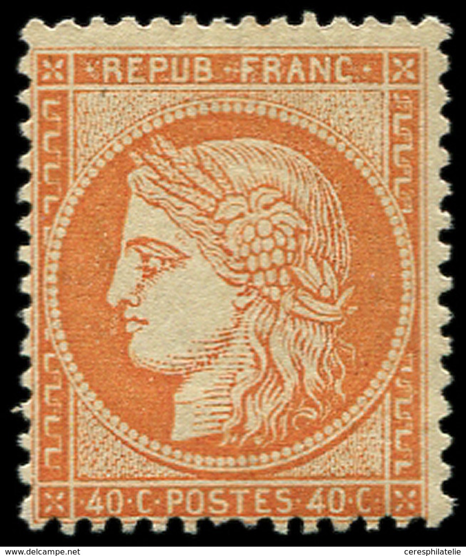 * SIEGE DE PARIS - 38   40c. Orange, Frais Et TB. C - 1870 Siège De Paris