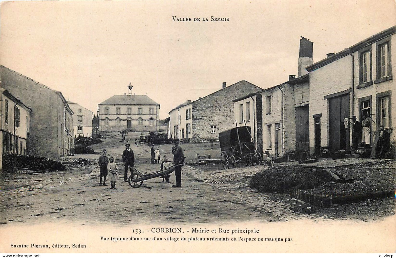 Belgique - Bouillon - Corbion - Mairie Et Rue Principale - Bouillon