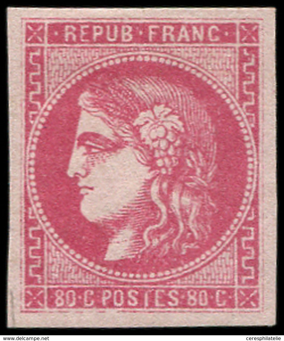 * EMISSION DE BORDEAUX - 49   80c. Rose, Grande Fraîcheur, TTB - 1870 Emissione Di Bordeaux
