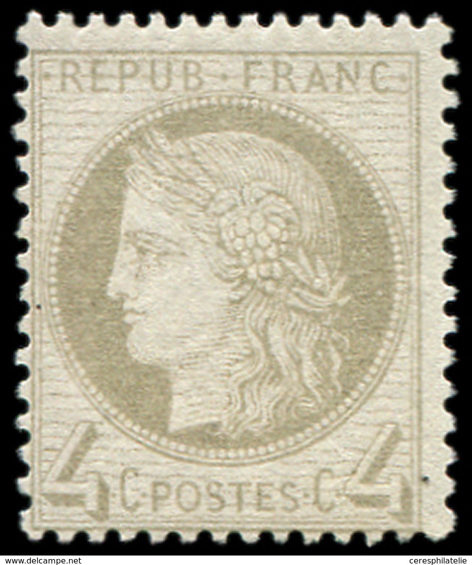 ** CERES DENTELE - 52a   4c. Gris-jaunâtre, TB. C - 1871-1875 Ceres