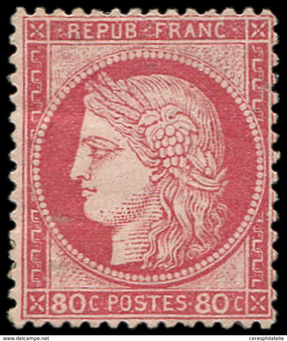 * CERES DENTELE - 57   80c. Rose, Ch. Un Peu Forte, TB - 1871-1875 Cérès