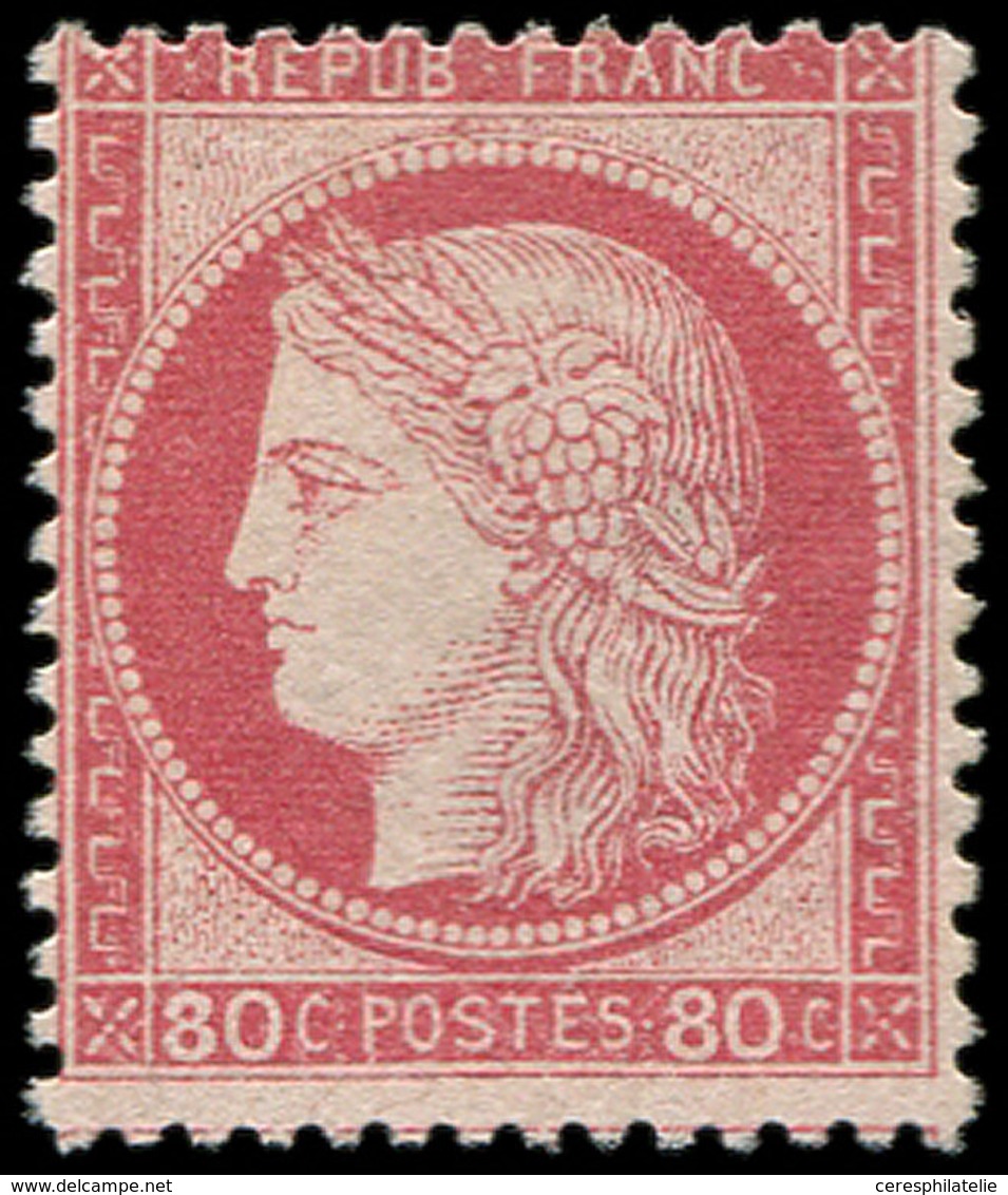 * CERES DENTELE - 57   80c. Rose, Très Léger Cl., Sinon TB - 1871-1875 Ceres